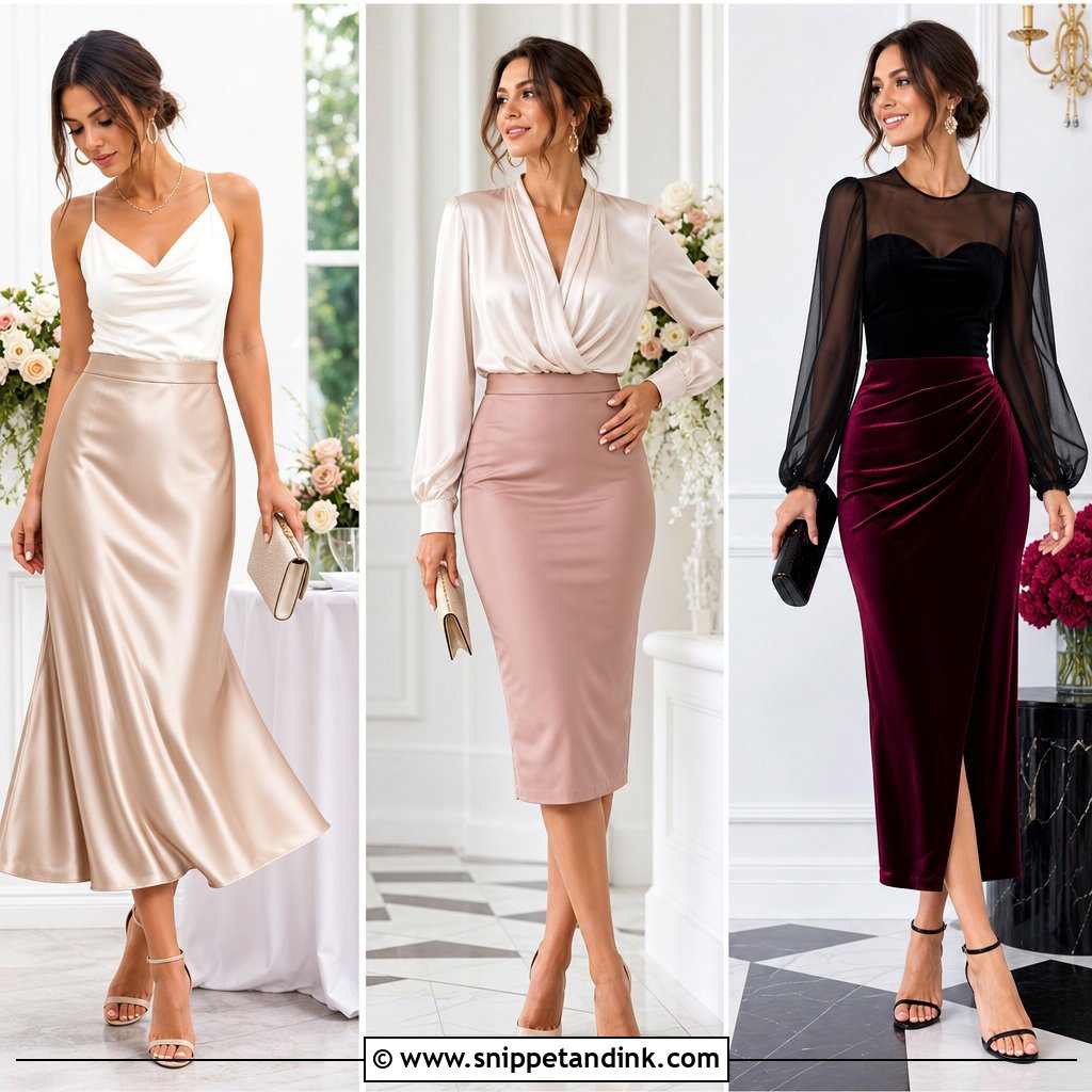 20 Skirt and Top Wedding Outfits: Chic Guest Style Guide