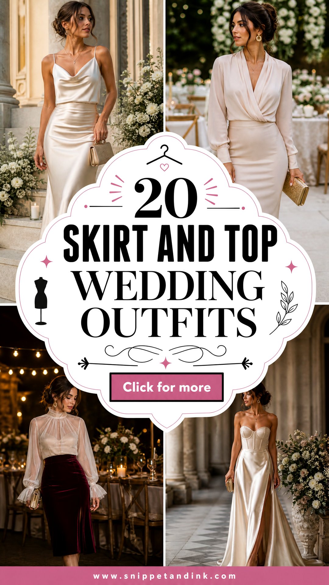 20 Skirt and Top Wedding Outfits Chic Guest Style Guide - 20 Skirt and Top Wedding Outfits: Chic Guest Style Guide