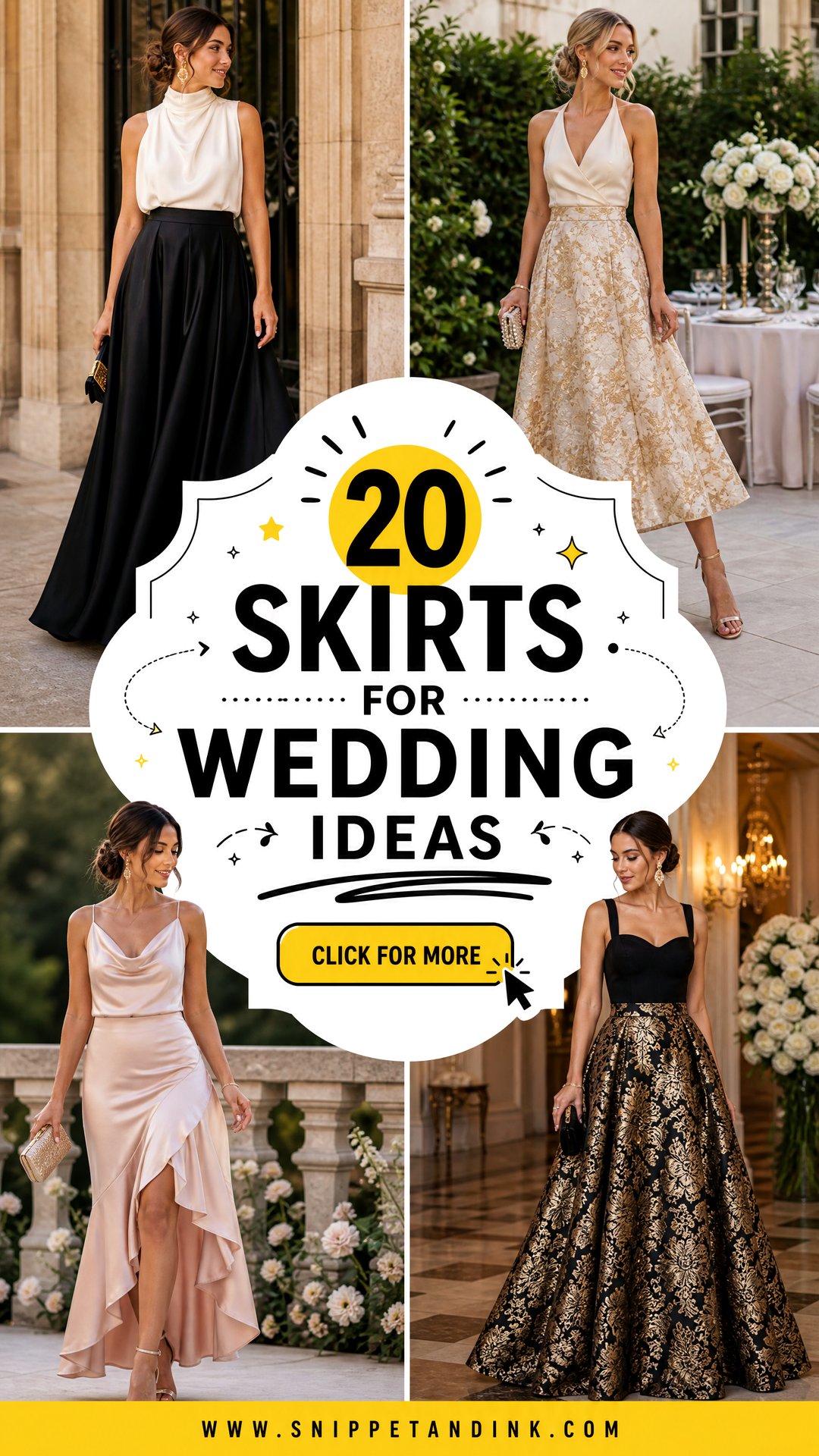 20 Skirts for Wedding Ideas Elegant Looks for Every Guest - 20 Skirts for Wedding Ideas: Elegant Looks for Every Guest