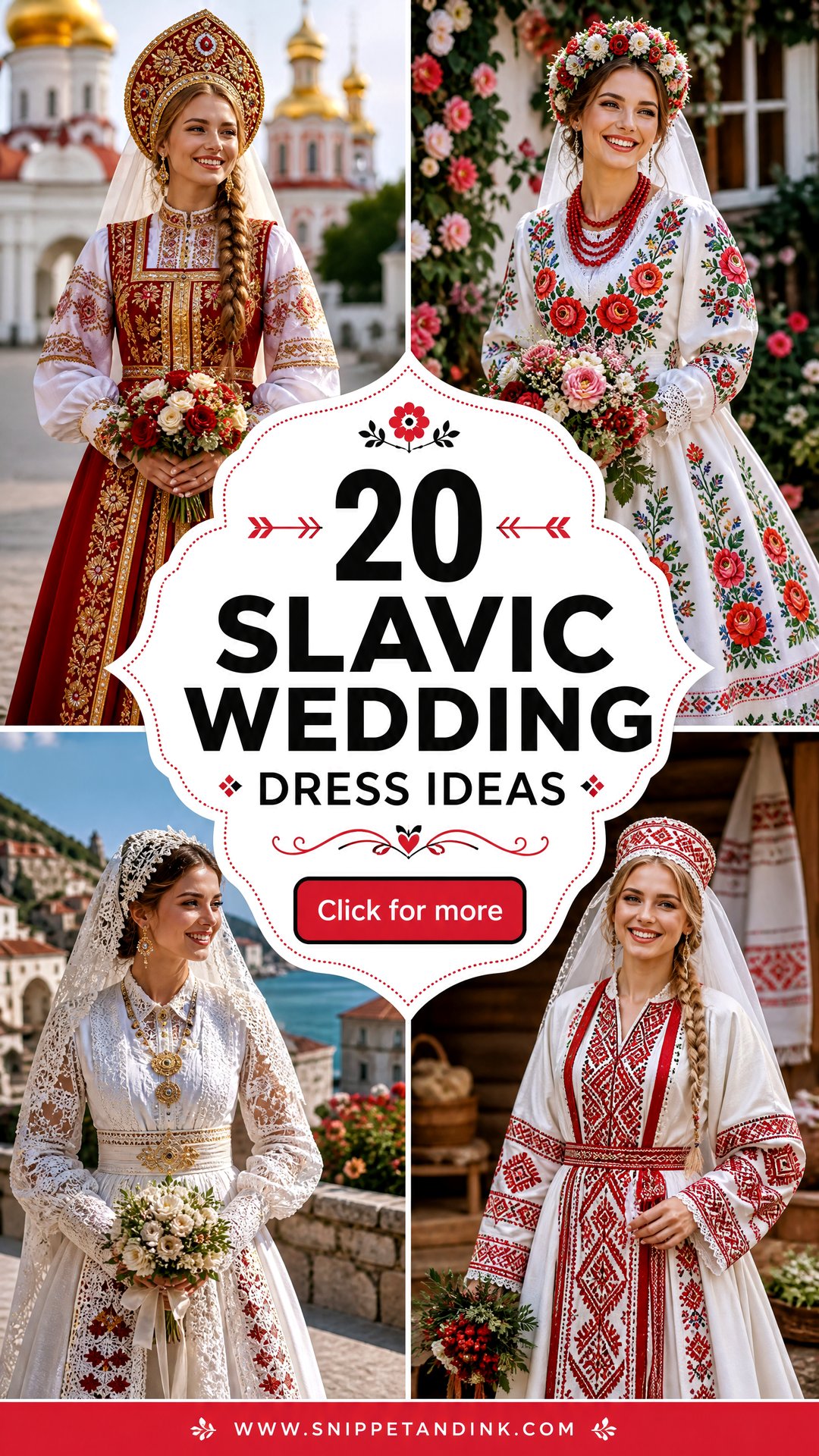 20 Slavic Wedding Dress Ideas Rich in Timeless Tradition - 20 Slavic Wedding Dress Ideas Rich in Timeless Tradition
