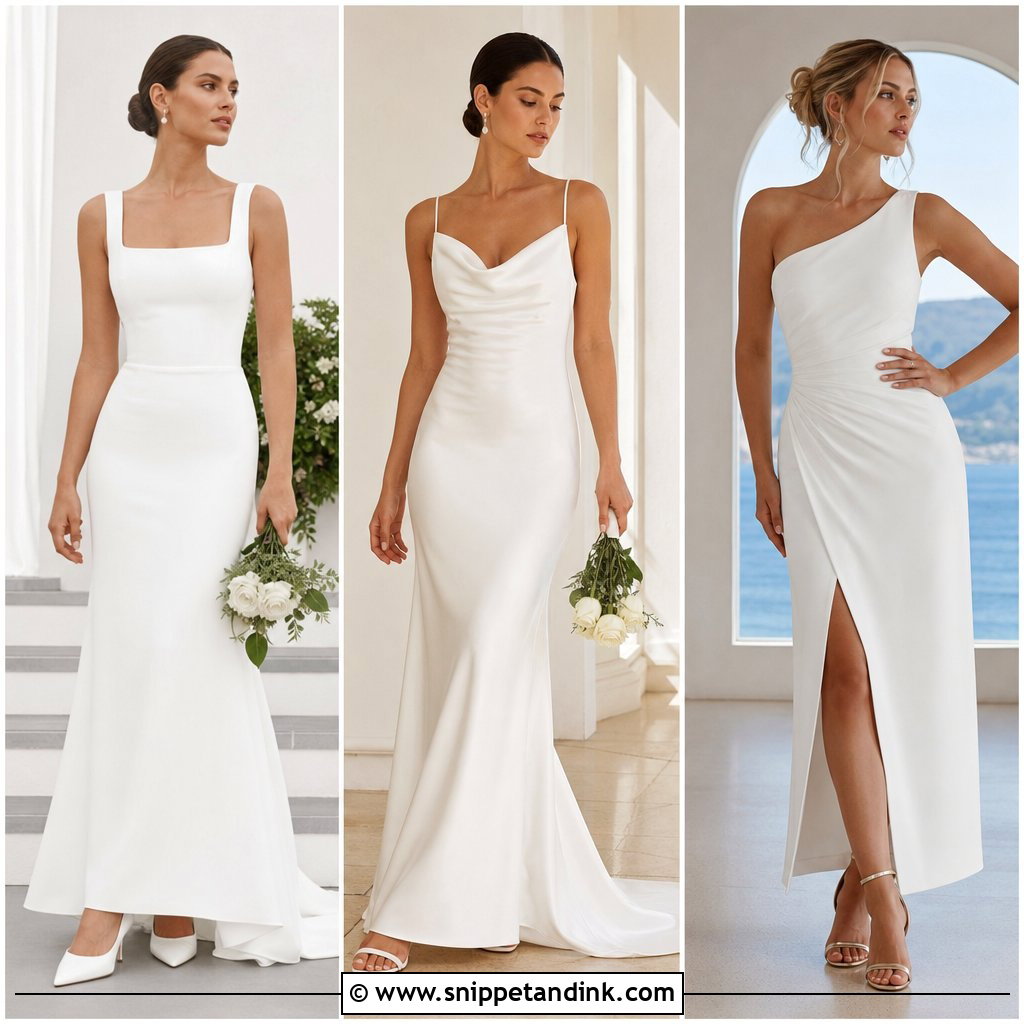 20 Sleek Wedding Dresses: Elegant Picks for the Modern Bride