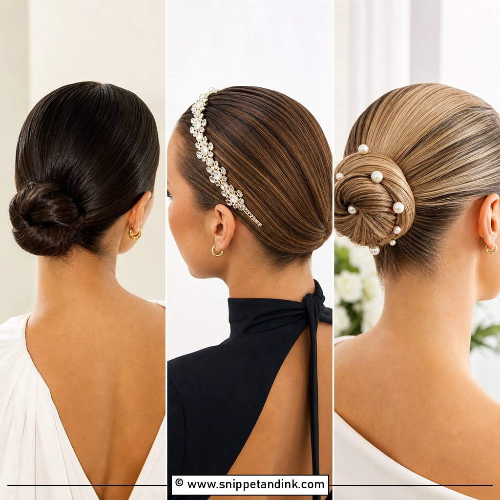 20 Slicked Back Wedding Hair Ideas for Chic Brides