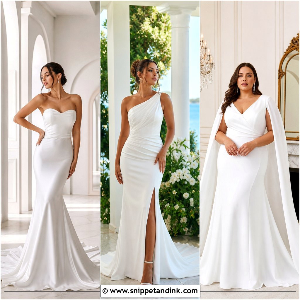 20 Slim Fit Wedding Dress Ideas Chic Looks for Modern Brides