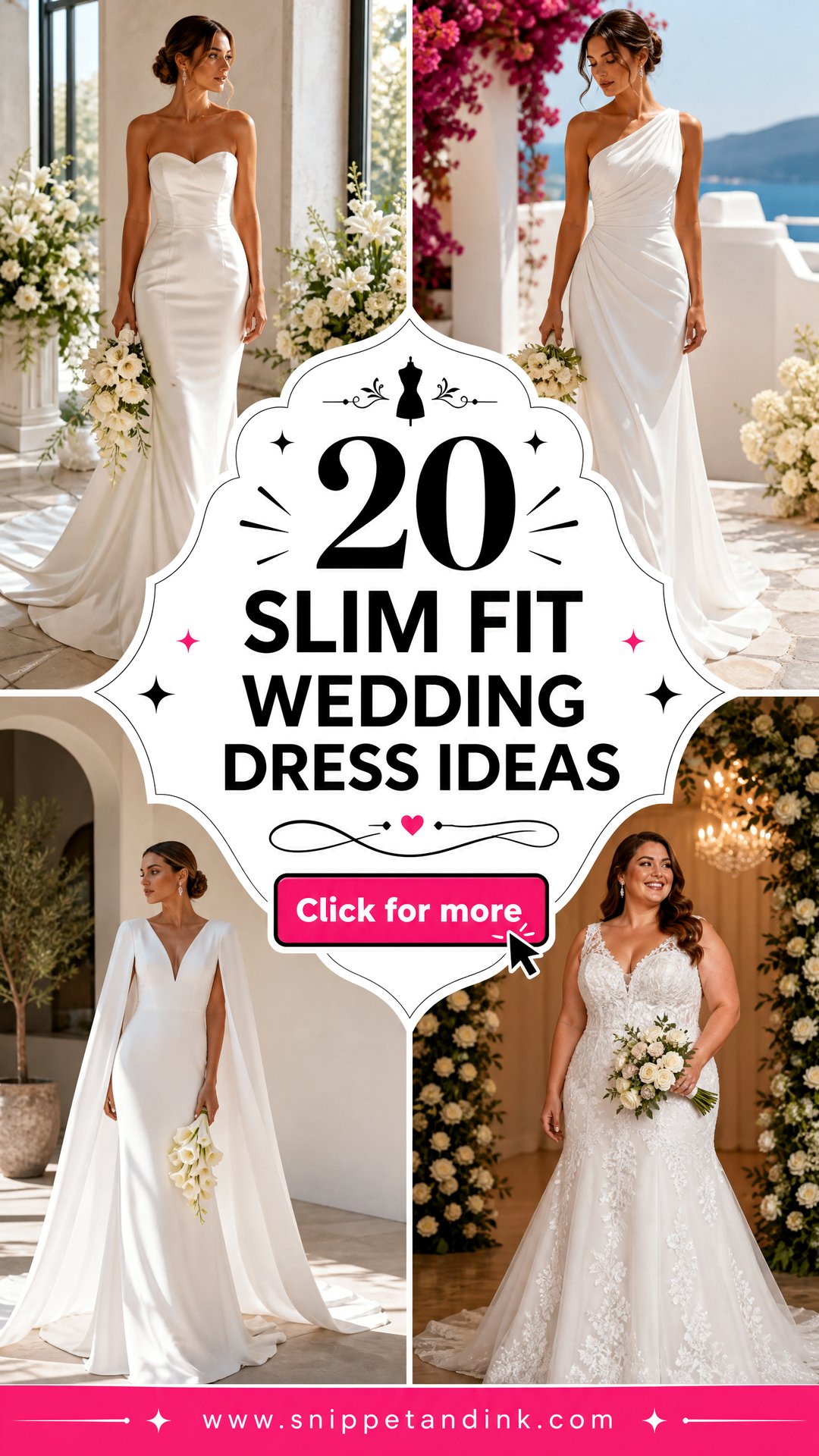 20 Slim Fit Wedding Dress Ideas Chic Looks for Modern Brides - 20 Slim Fit Wedding Dress Ideas: Chic Looks for Modern Brides