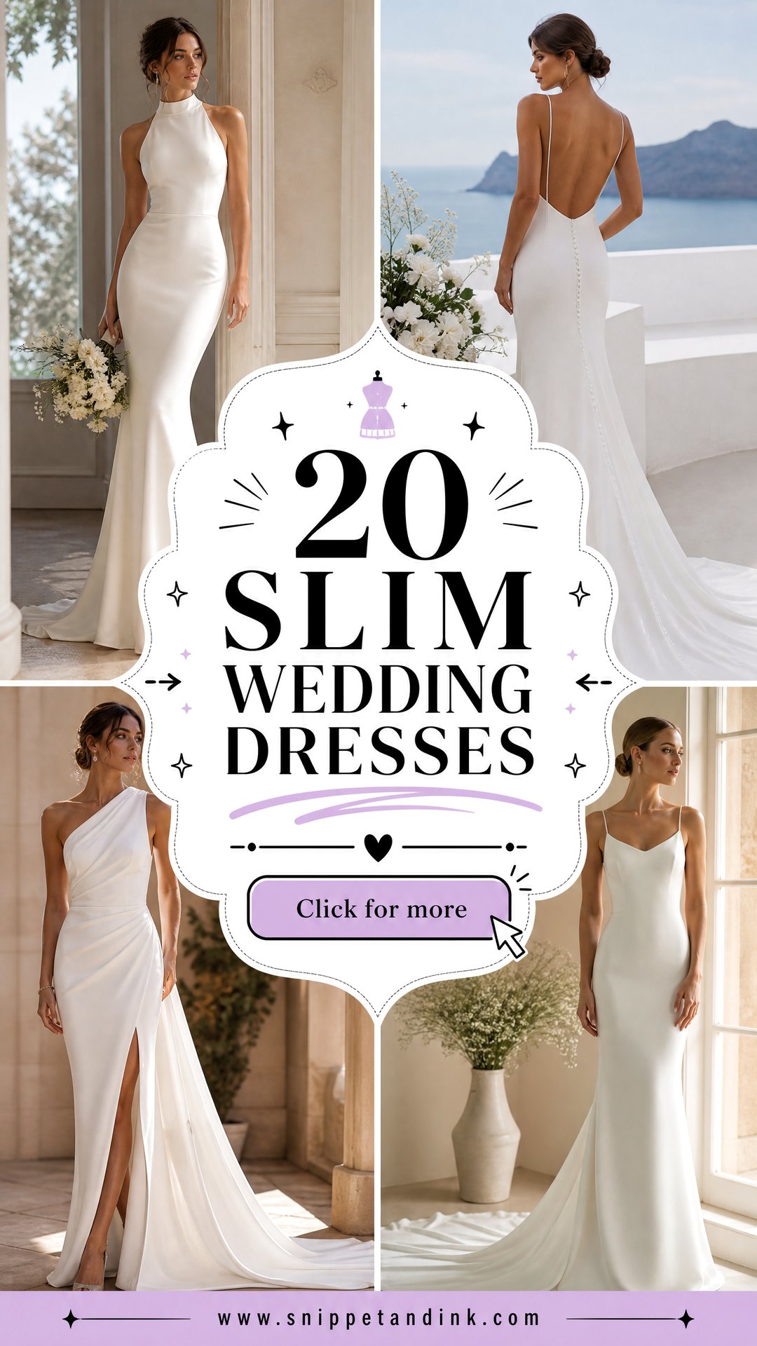 20 Slim Wedding Dresses Flattering Styles for Modern Brides - 20 Slim Wedding Dresses: Flattering Styles for Modern Brides
