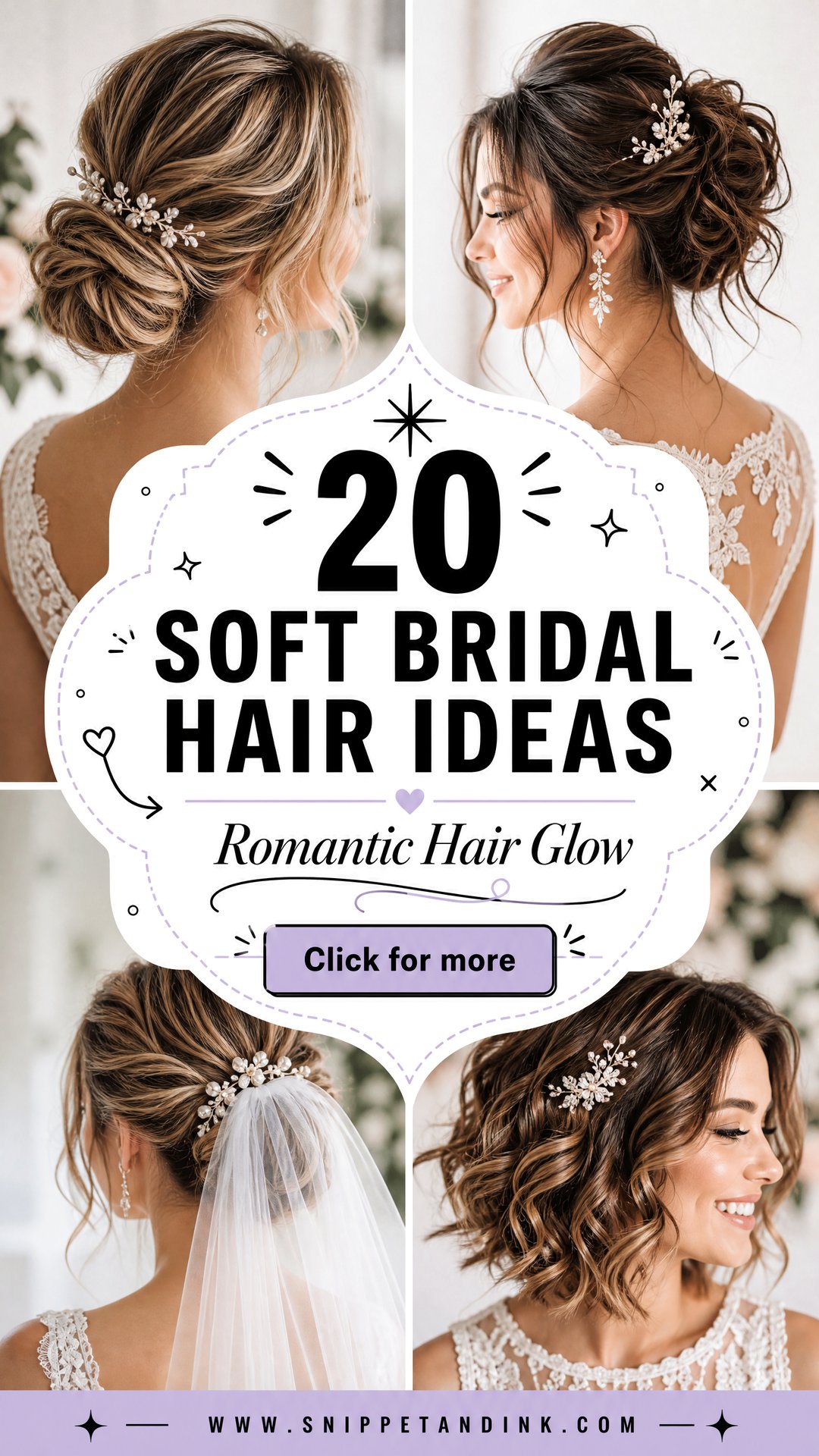 20 Soft Bridal Hair Ideas for Romantic Wedding Style - 20 Soft Bridal Hair Ideas for Romantic Wedding Style