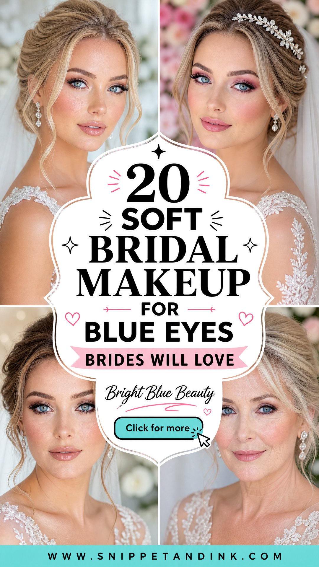 20 Soft Bridal Makeup for Blue Eyes Brides Will Love - 20 Soft Bridal Makeup for Blue Eyes Brides Will Love