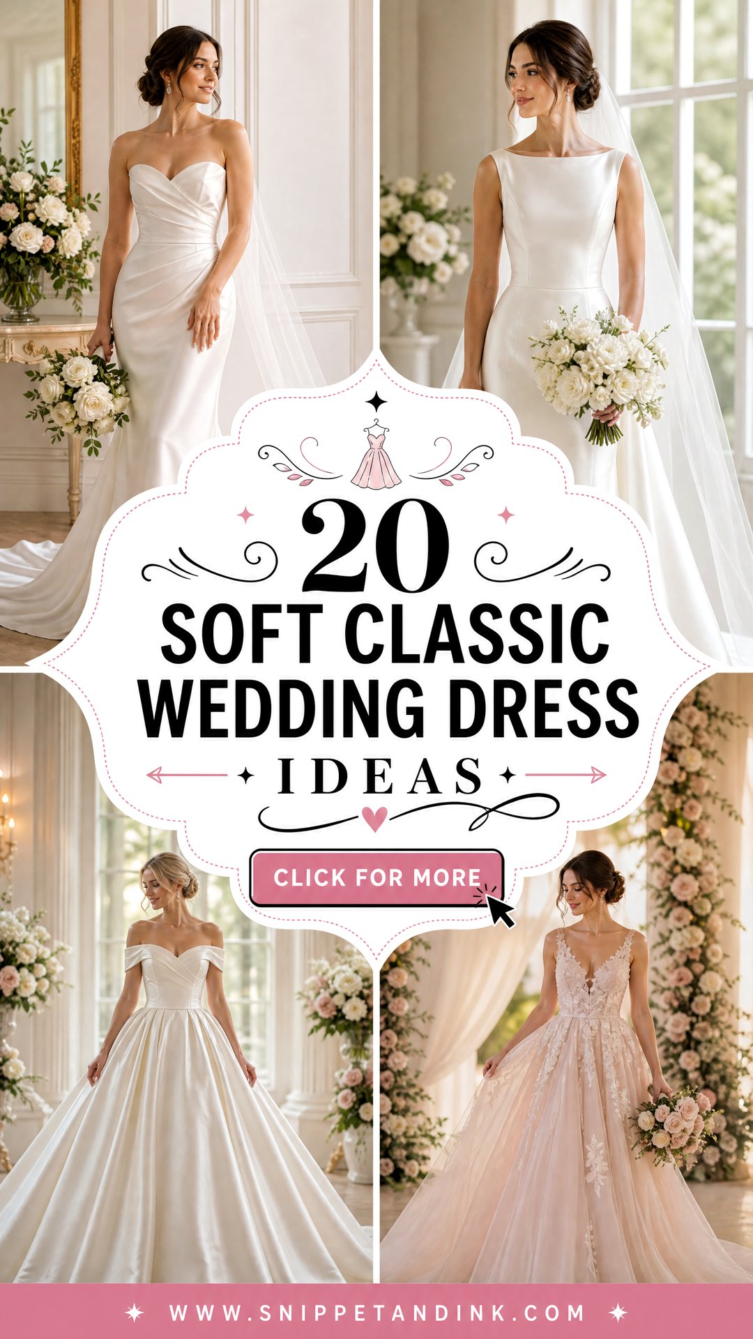 20 Soft Classic Wedding Dress Ideas Timeless Bridal Looks - 20 Soft Classic Wedding Dress Ideas: Timeless Bridal Looks