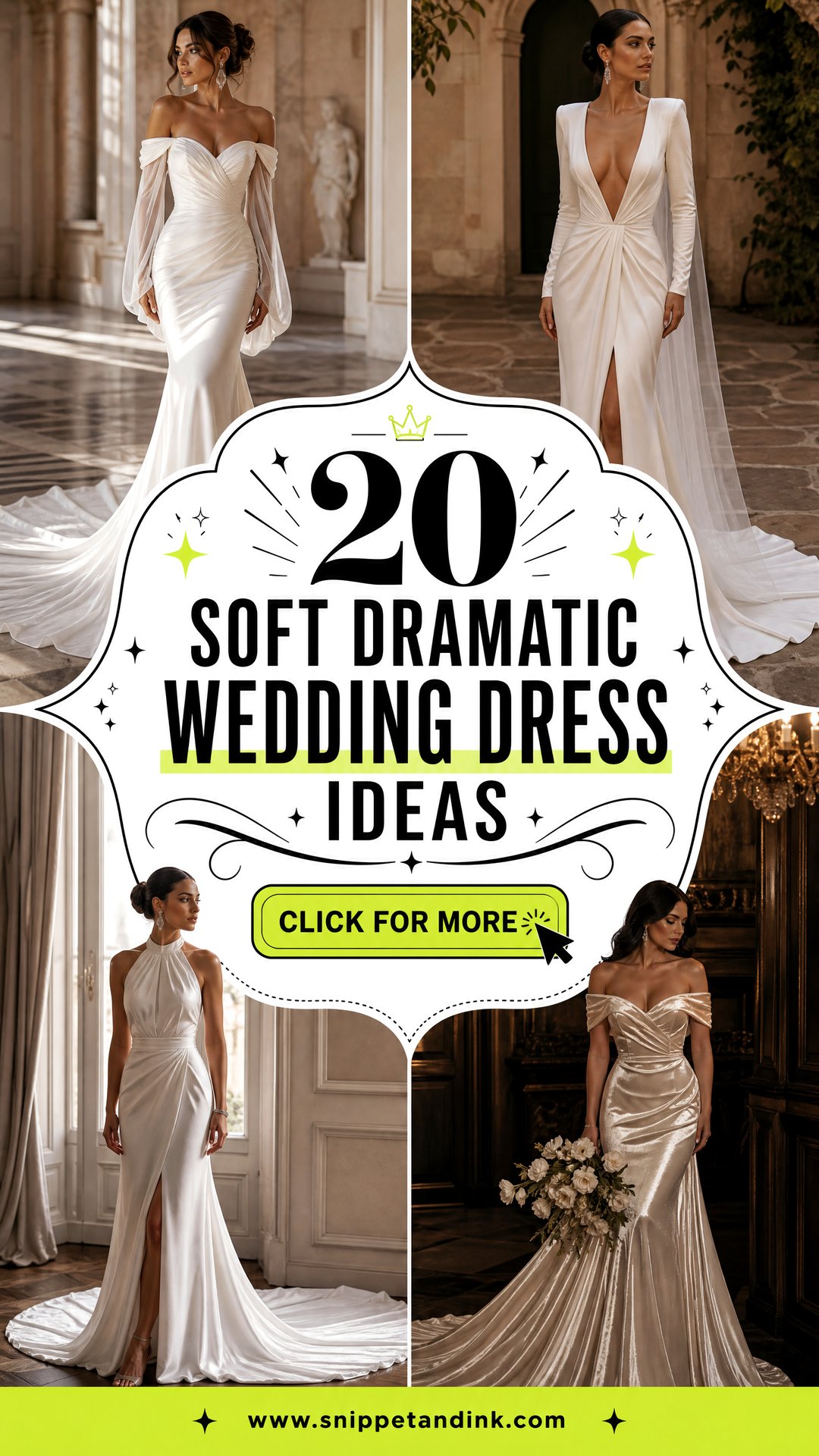 20 Soft Dramatic Wedding Dress Ideas Striking Bridal Looks - 20 Soft Dramatic Wedding Dress Ideas: Striking Bridal Looks