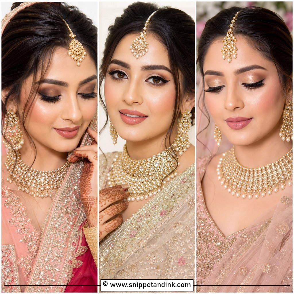 20 Soft Glam Indian Bridal Makeup Ideas for Radiance
