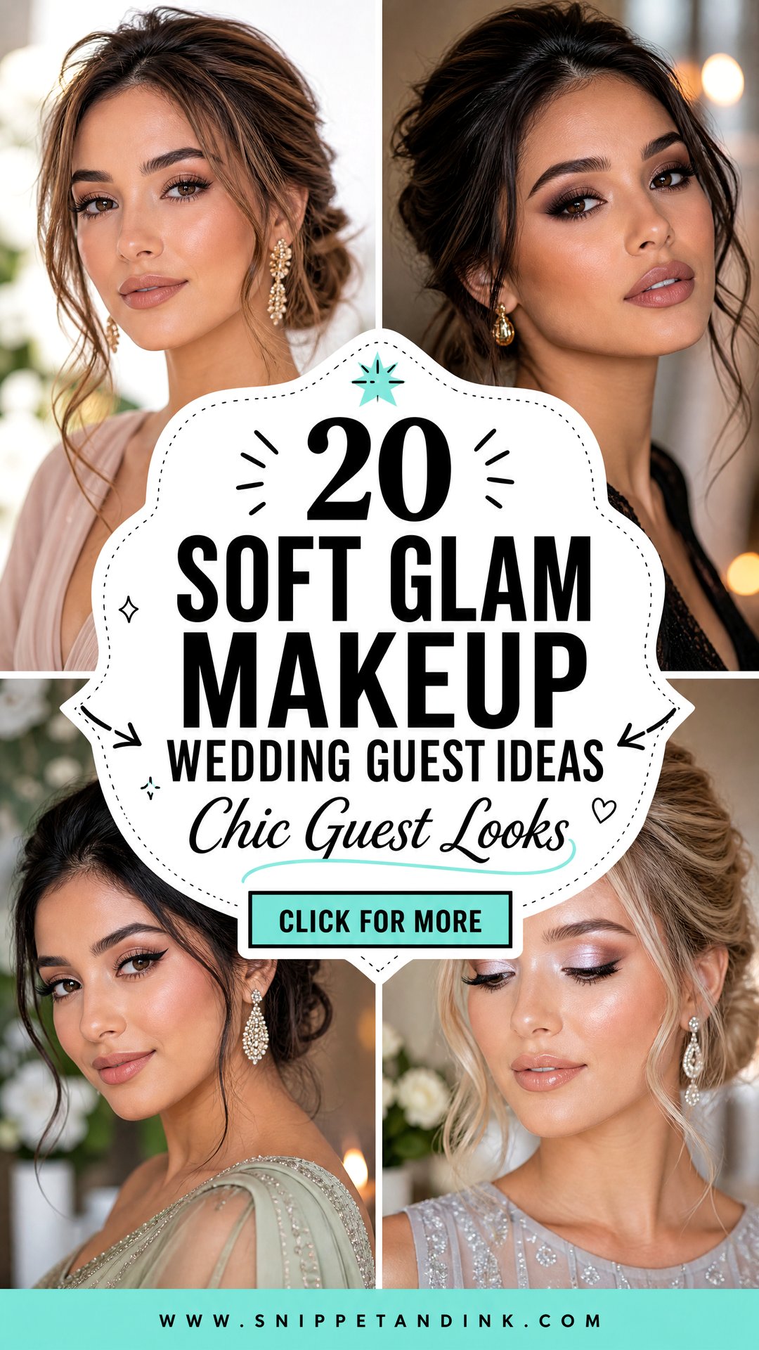 20 Soft Glam Makeup Wedding Guest Ideas for Chic Looks - 20 Soft Glam Makeup Wedding Guest Ideas for Chic Looks