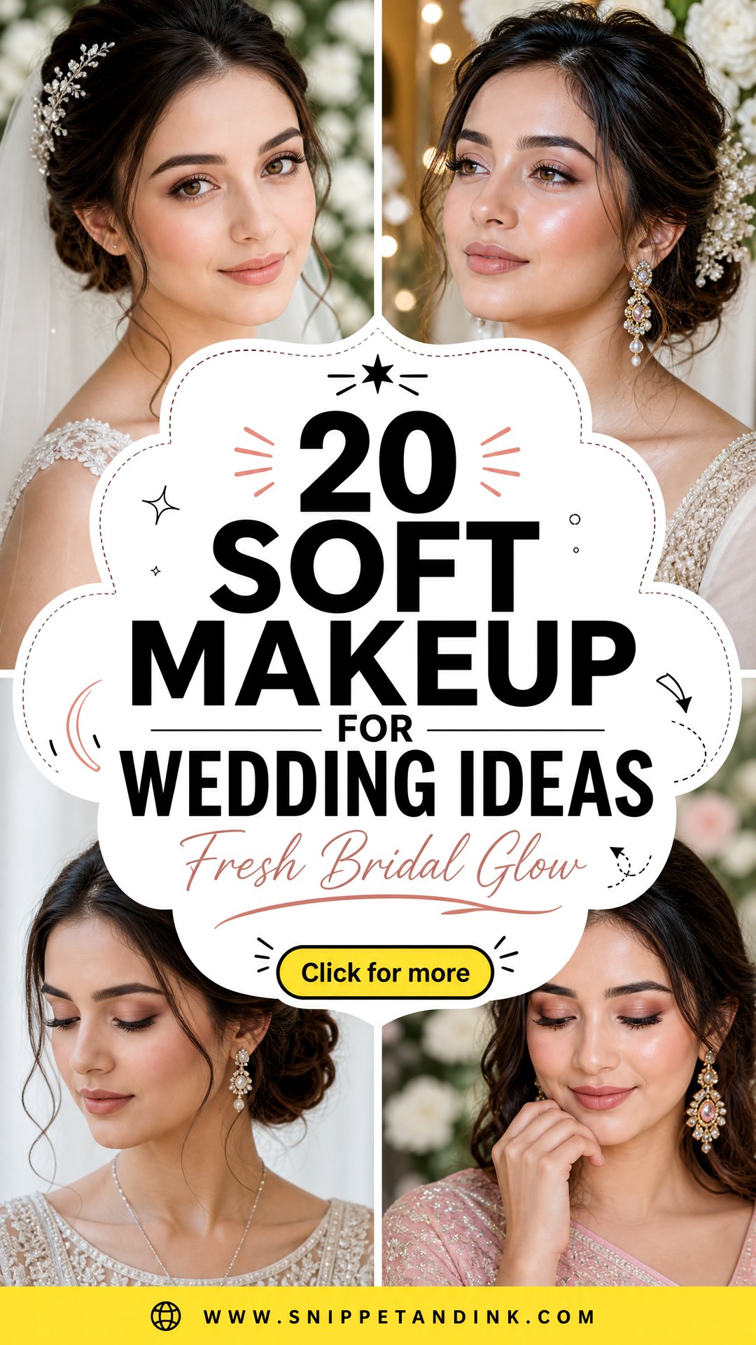 20 Soft Makeup for Wedding Ideas for a Fresh Bridal Glow - 20 Soft Makeup for Wedding Ideas for a Fresh Bridal Glow