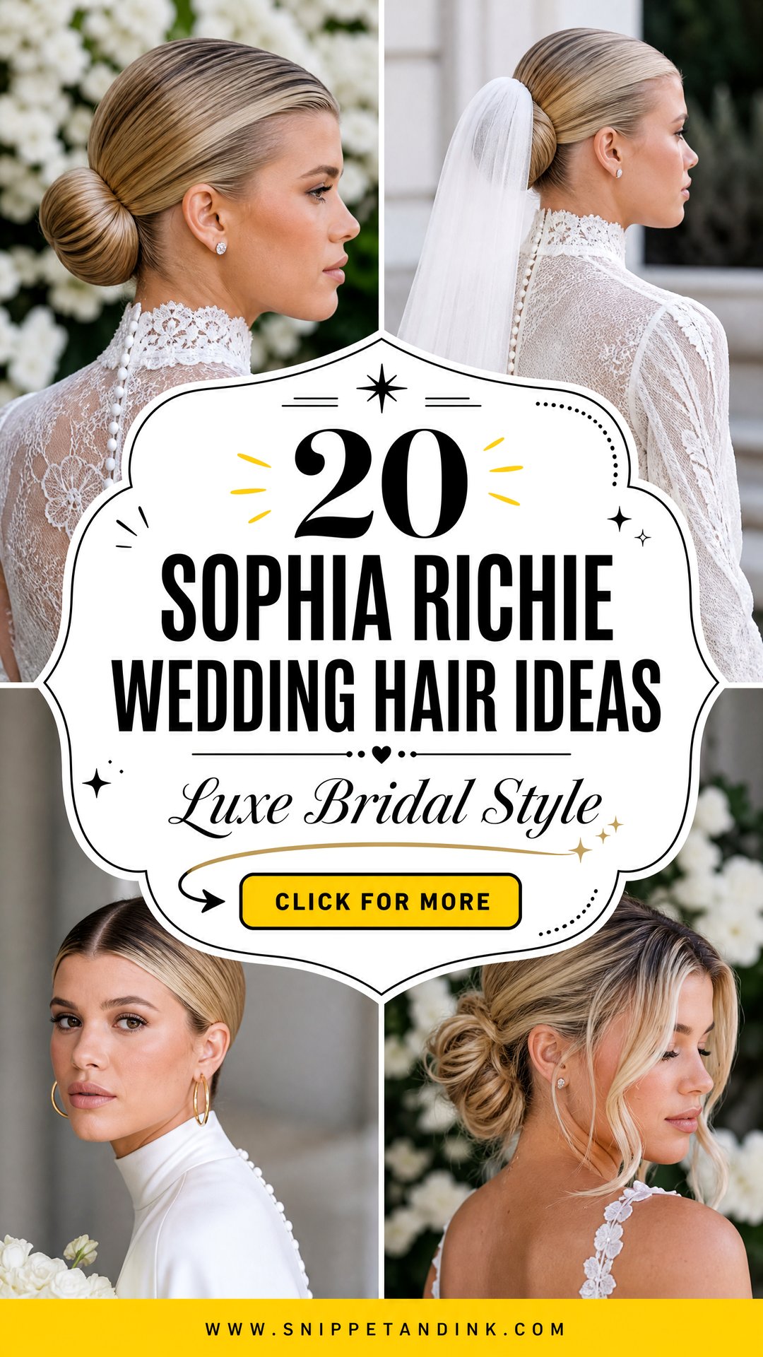 20 Sophia Richie Wedding Hair Ideas for Luxe Bridal Style - 20 Sophia Richie Wedding Hair Ideas for Luxe Bridal Style