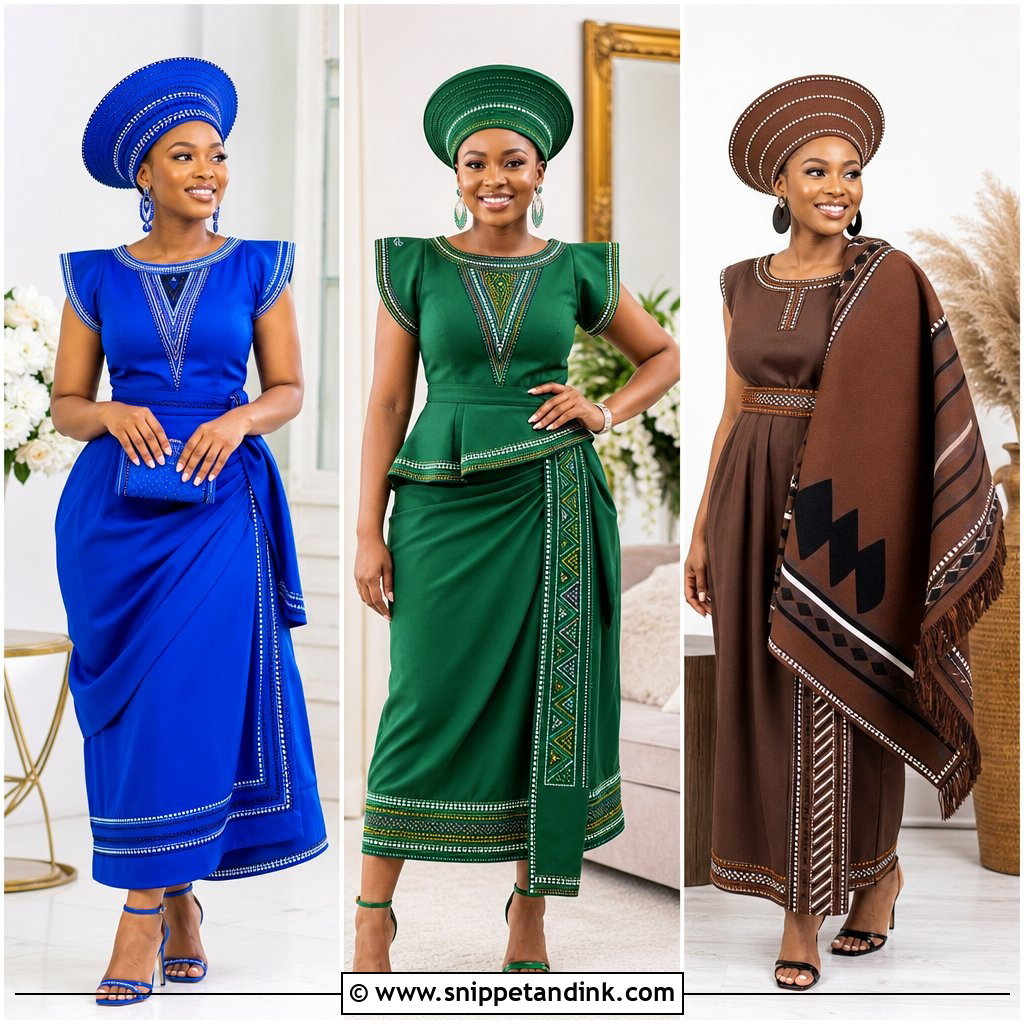 20 Sotho Traditional Wedding Dresses That Celebrate Heritage