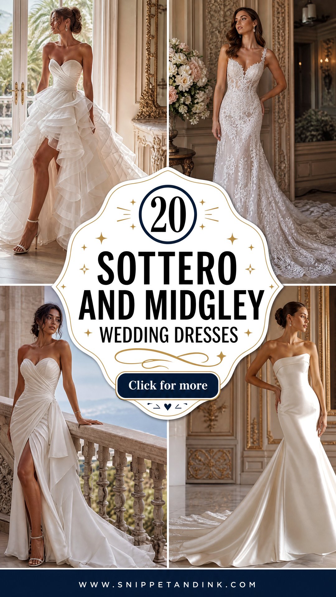 20 Sottero and Midgley Wedding Dresses for Luxe Bridal Style - 20 Sottero and Midgley Wedding Dresses for Luxe Bridal Style