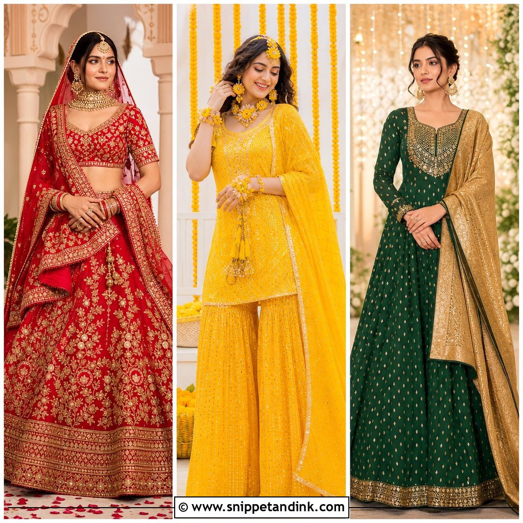 20 South Asian Wedding Dress Ideas for a Vibrant Celebration
