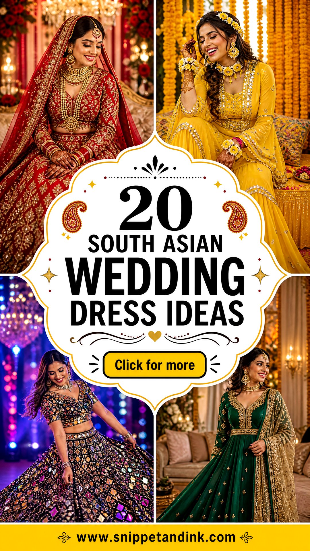20 South Asian Wedding Dress Ideas for a Vibrant Celebration - 20 South Asian Wedding Dress Ideas for a Vibrant Celebration