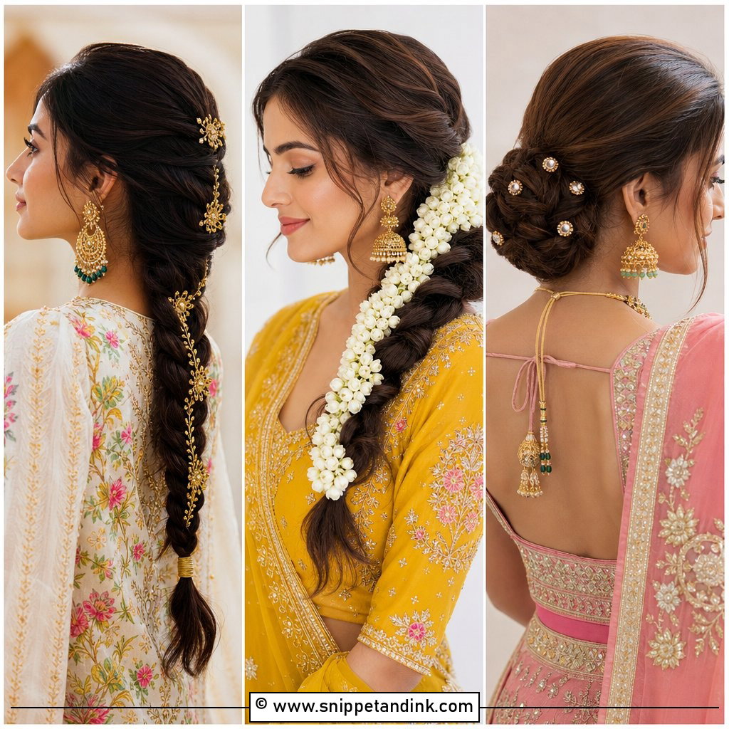 20 South Indian Bridal Hair Ideas for Timeless Beauty