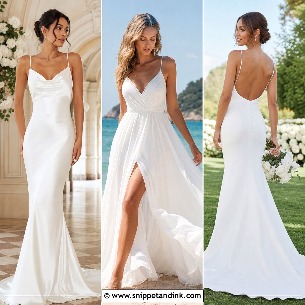 20 Spaghetti Strap Wedding Dresses for Modern Bridal Elegance