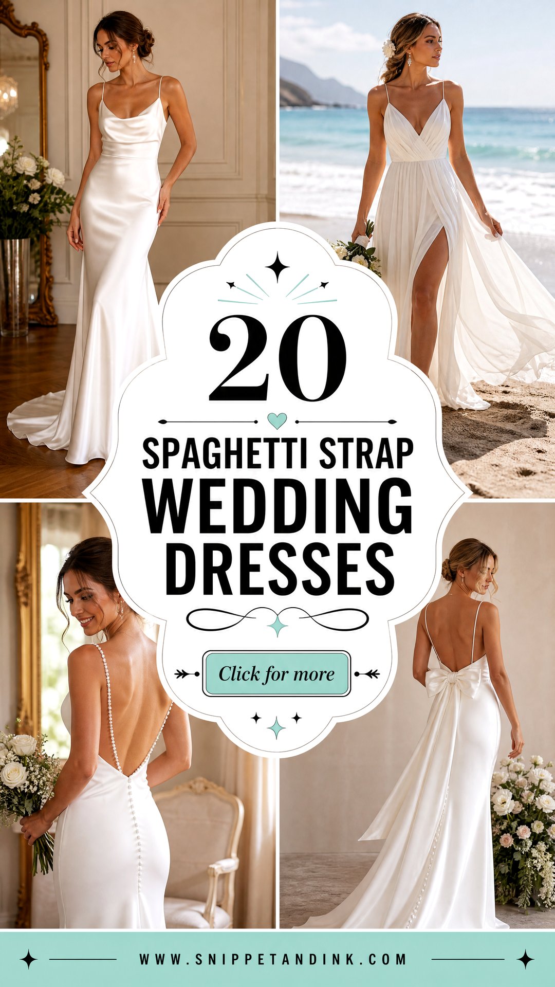 20 Spaghetti Strap Wedding Dresses for Modern Bridal Elegance - 20 Spaghetti Strap Wedding Dresses for Modern Bridal Elegance