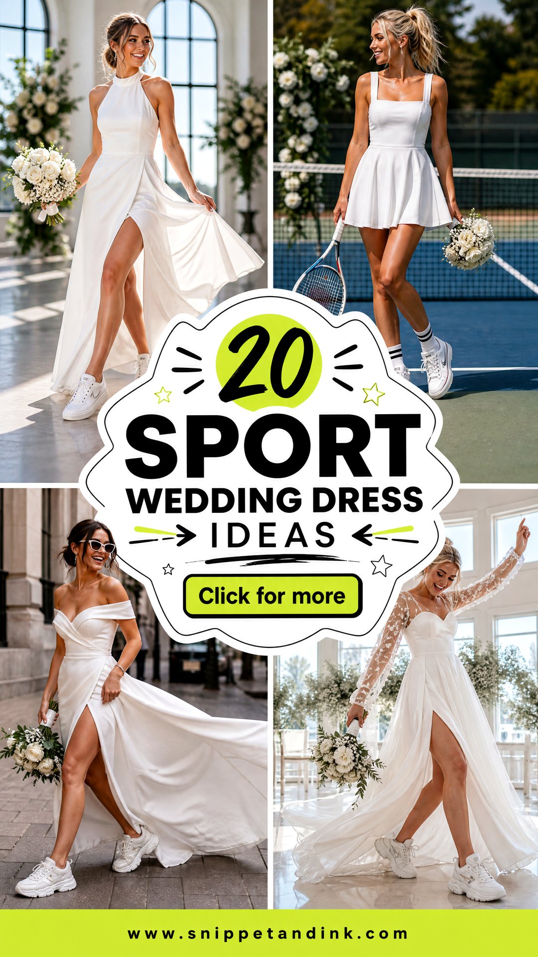 20 Sport Wedding Dress Ideas for Active Style-Savvy Brides - 20 Sport Wedding Dress Ideas for Active, Style-Savvy Brides