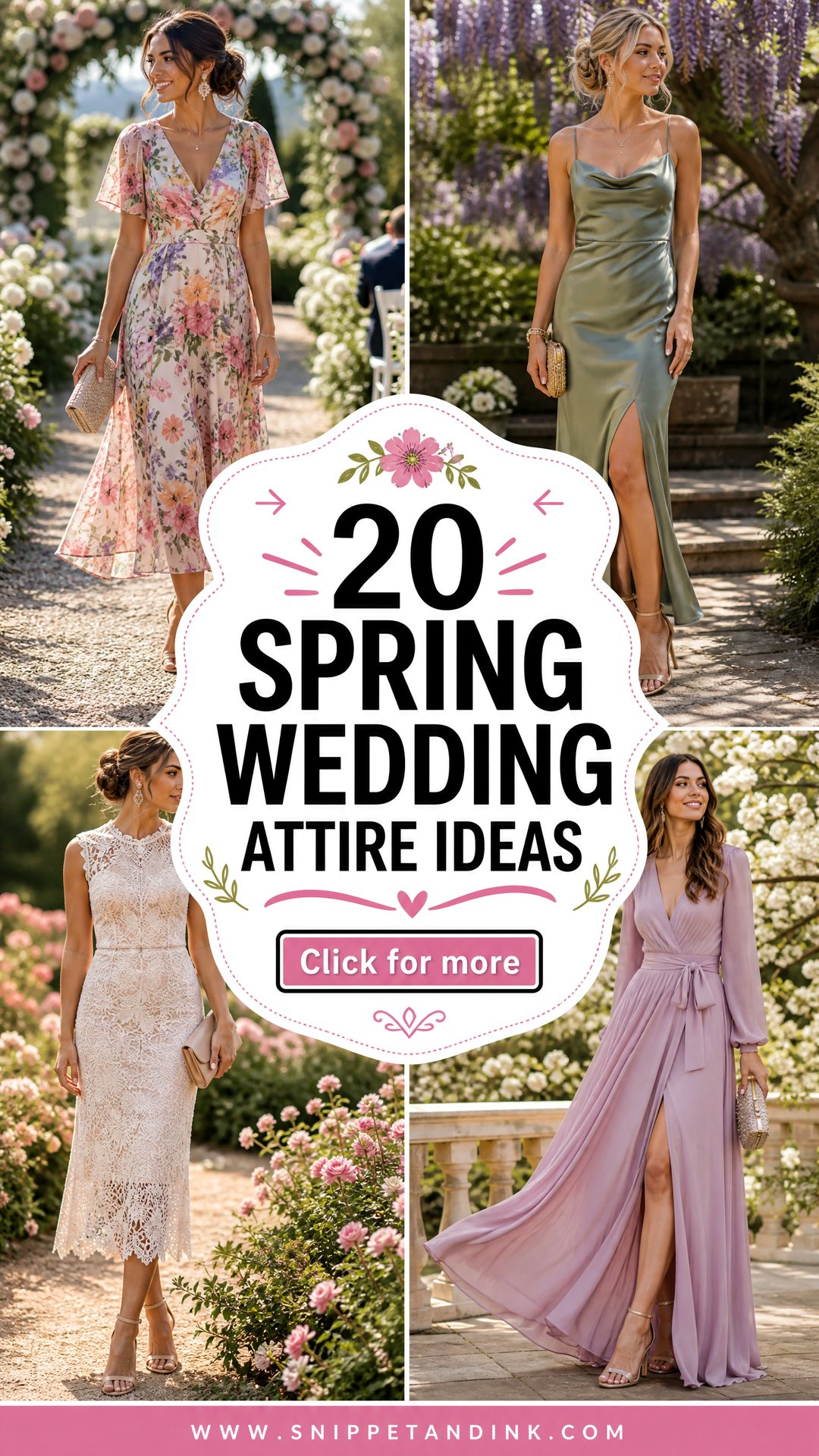 20 Spring Wedding Attire Ideas for Chic Seasonal Celebrations - 20 Spring Wedding Attire Ideas for Chic Seasonal Celebrations
