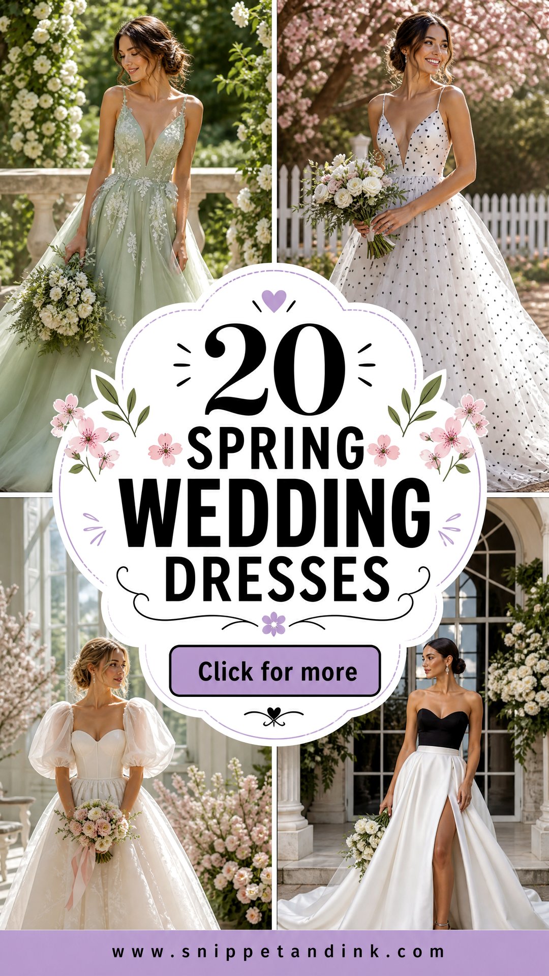 20 Spring Wedding Dresses for a Fresh and Romantic Bridal Look - 20 Spring Wedding Dresses for a Fresh and Romantic Bridal Look