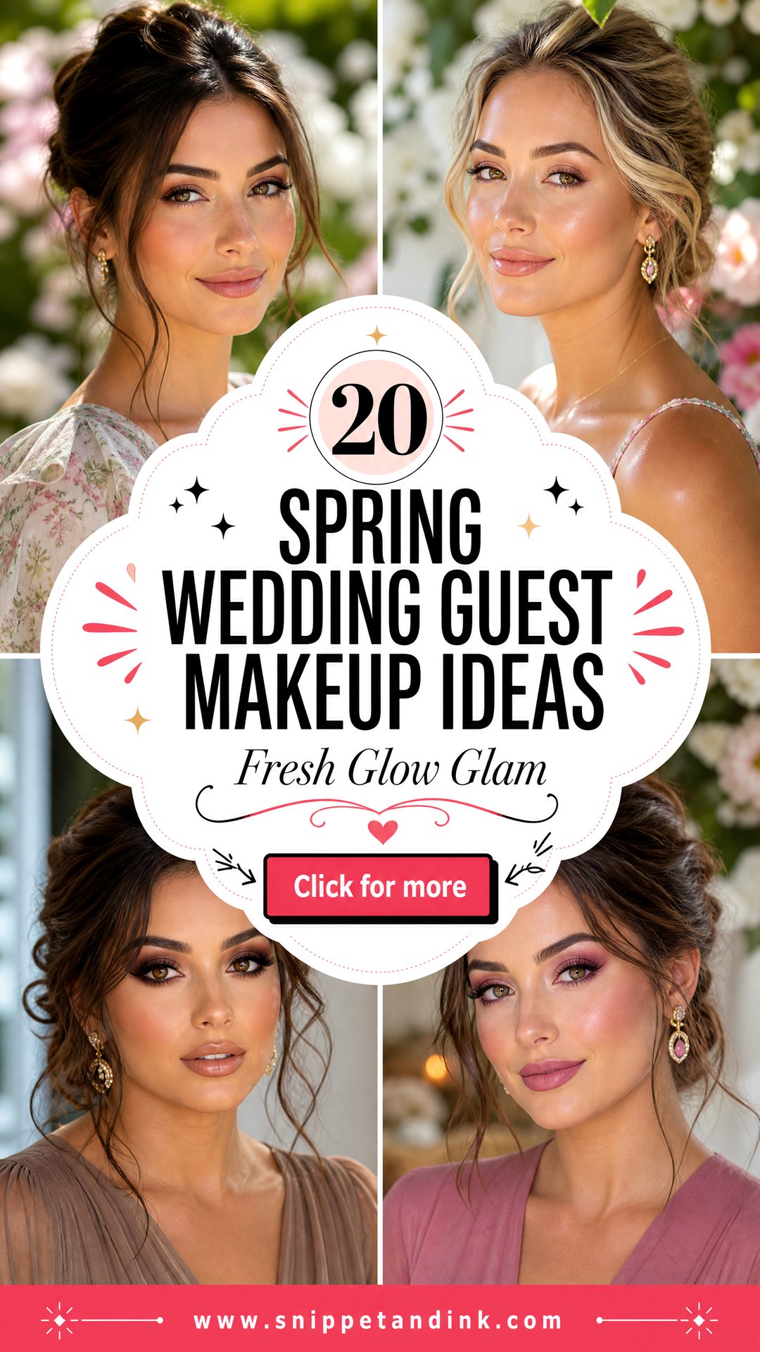 20 Spring Wedding Guest Makeup Ideas for a Fresh Glow - 20 Spring Wedding Guest Makeup Ideas for a Fresh Glow