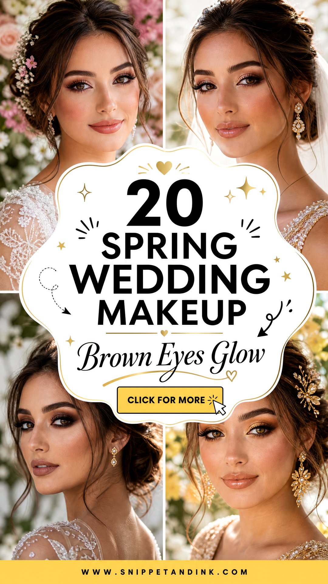 20 Spring Wedding Makeup for Brown Eyes to Glow Softly - 20 Spring Wedding Makeup for Brown Eyes to Glow Softly