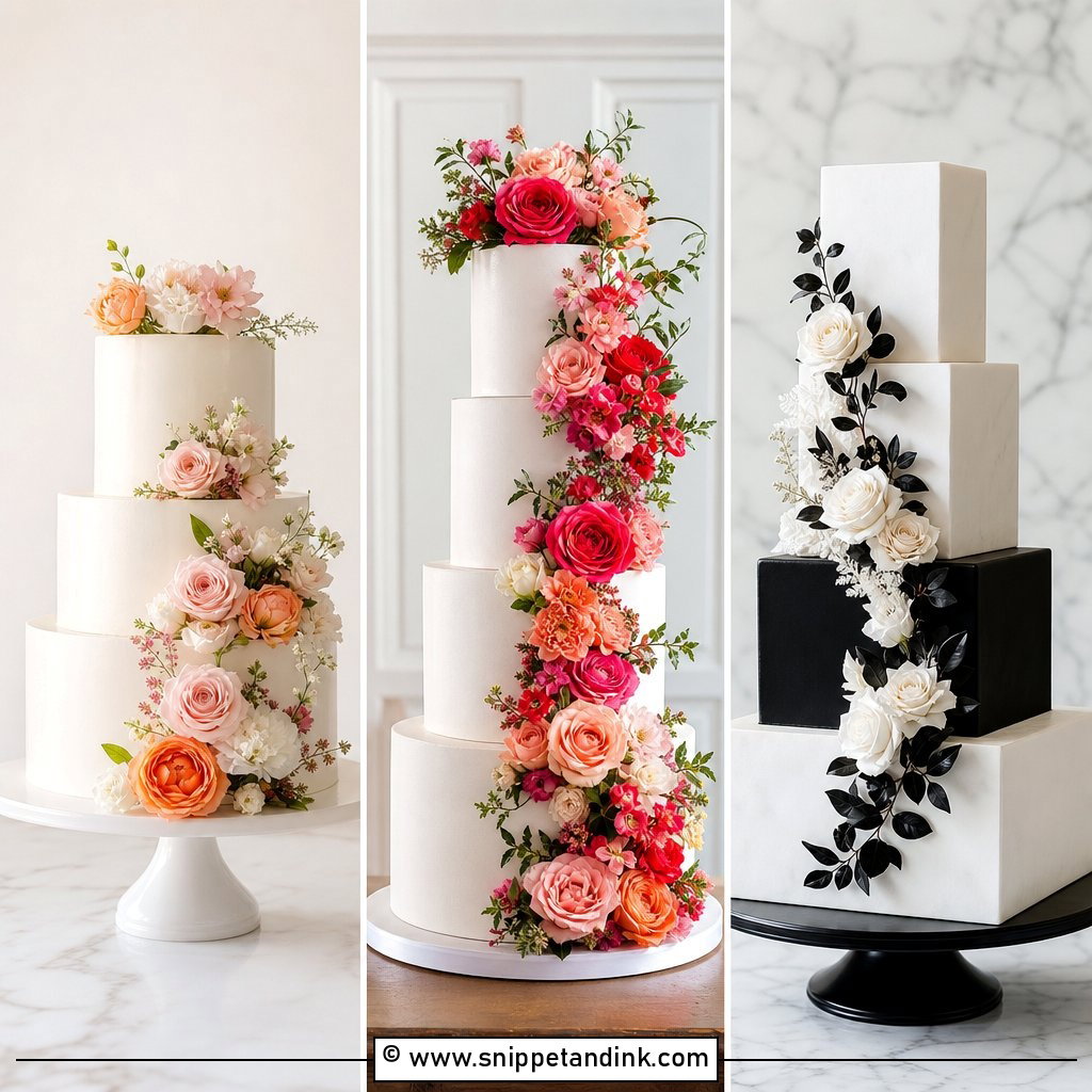 20 Stacking Wedding Cakes Ideas for a Stylish Dessert