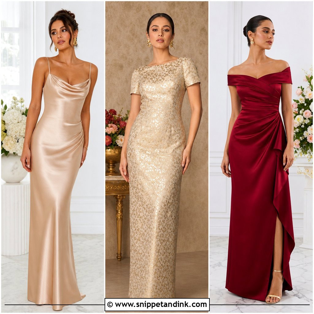 20 Straight Cut Gown Styles for Sleek, Sophisticated Occasions