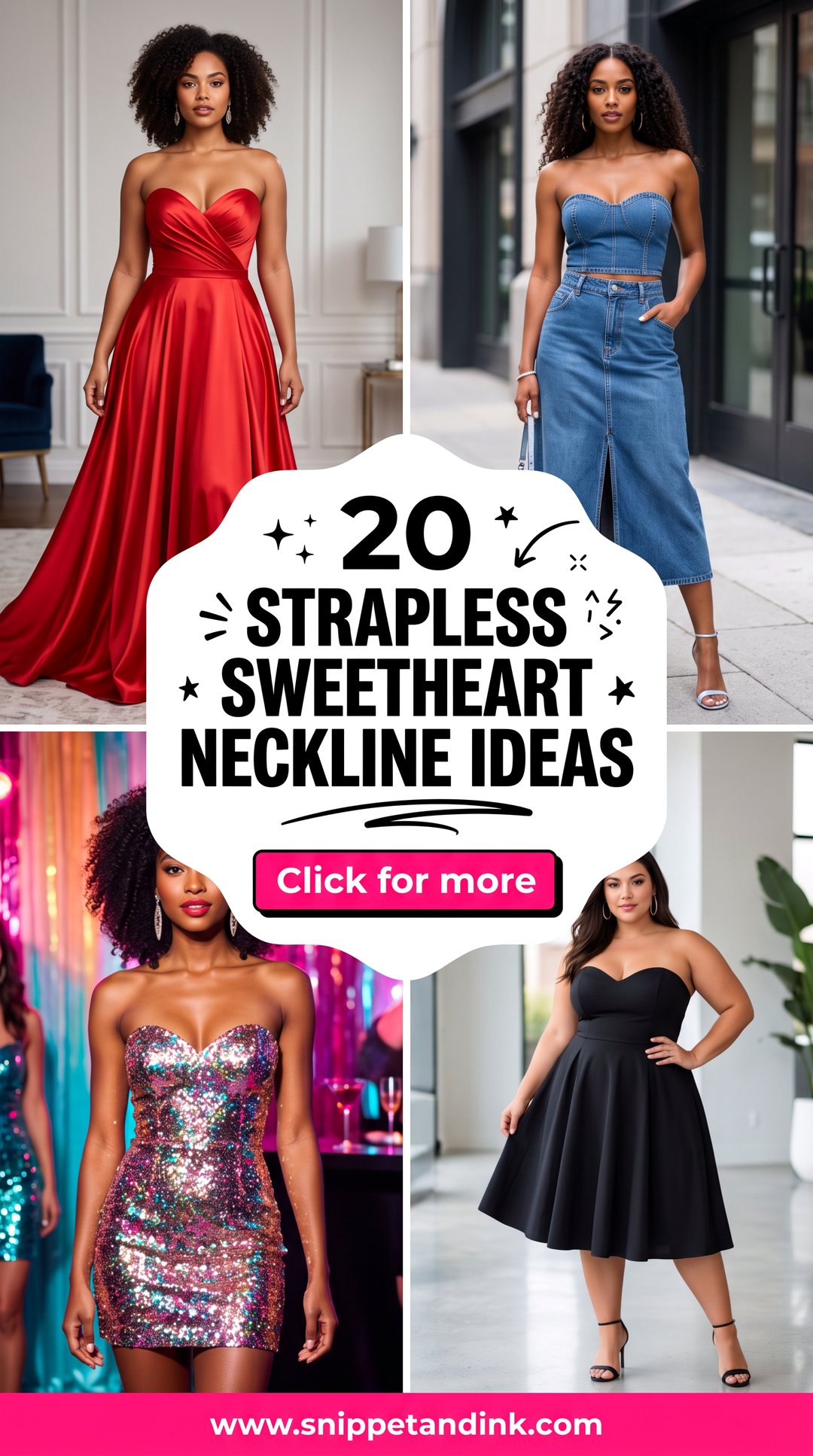 20 Strapless Sweetheart Neckline Ideas for Romantic Bridal Style - 20 Strapless Sweetheart Neckline Ideas for Romantic Bridal Style