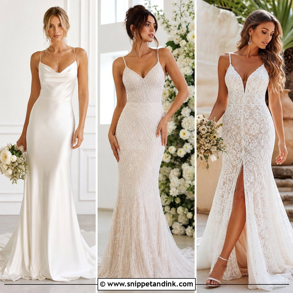 20 Strappy Wedding Dress Ideas for a Fresh Modern Bridal Look