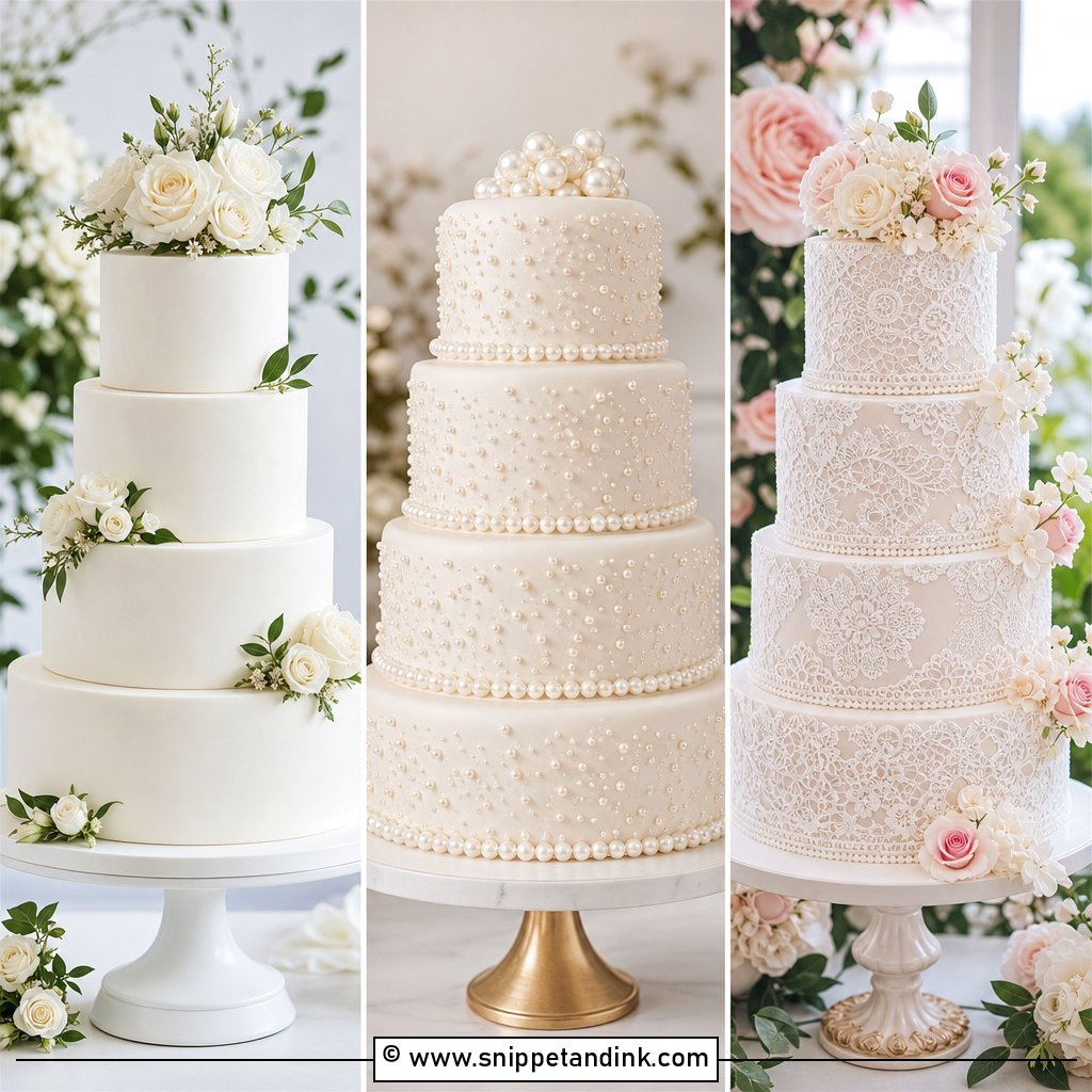 20 Stunning 4 Tiered Wedding Cakes for a Luxe Reception