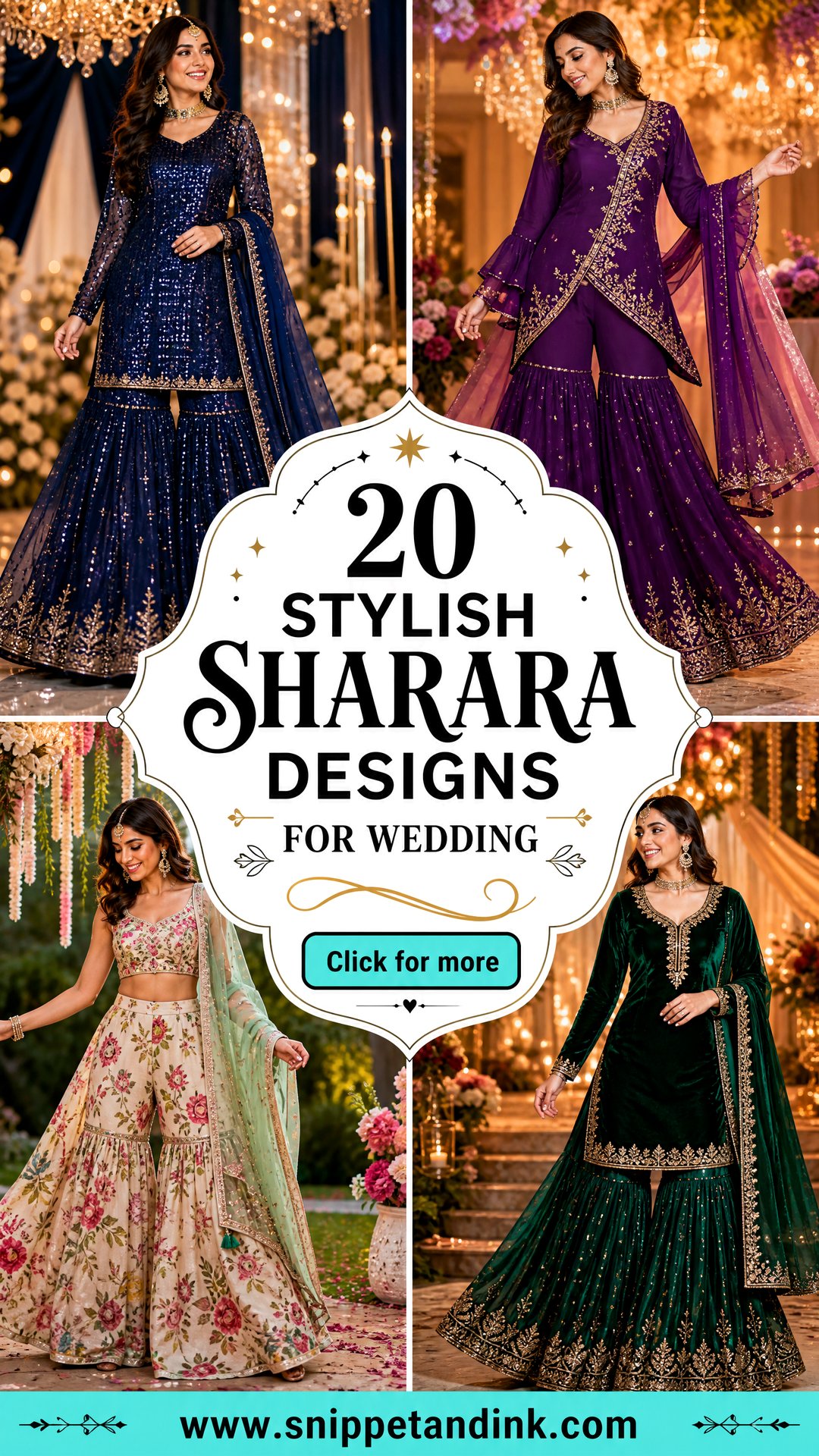 20 Stylish Sharara Designs for Wedding to Inspire Your Look - 20 Stylish Sharara Designs for Wedding to Inspire Your Look