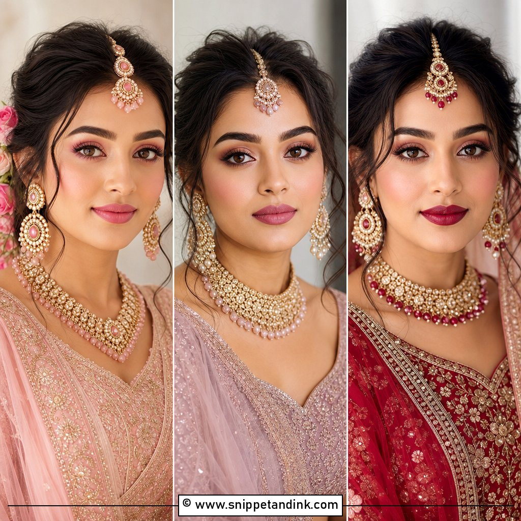 20 Subtle Indian Bridal Makeup Ideas for Graceful Glam