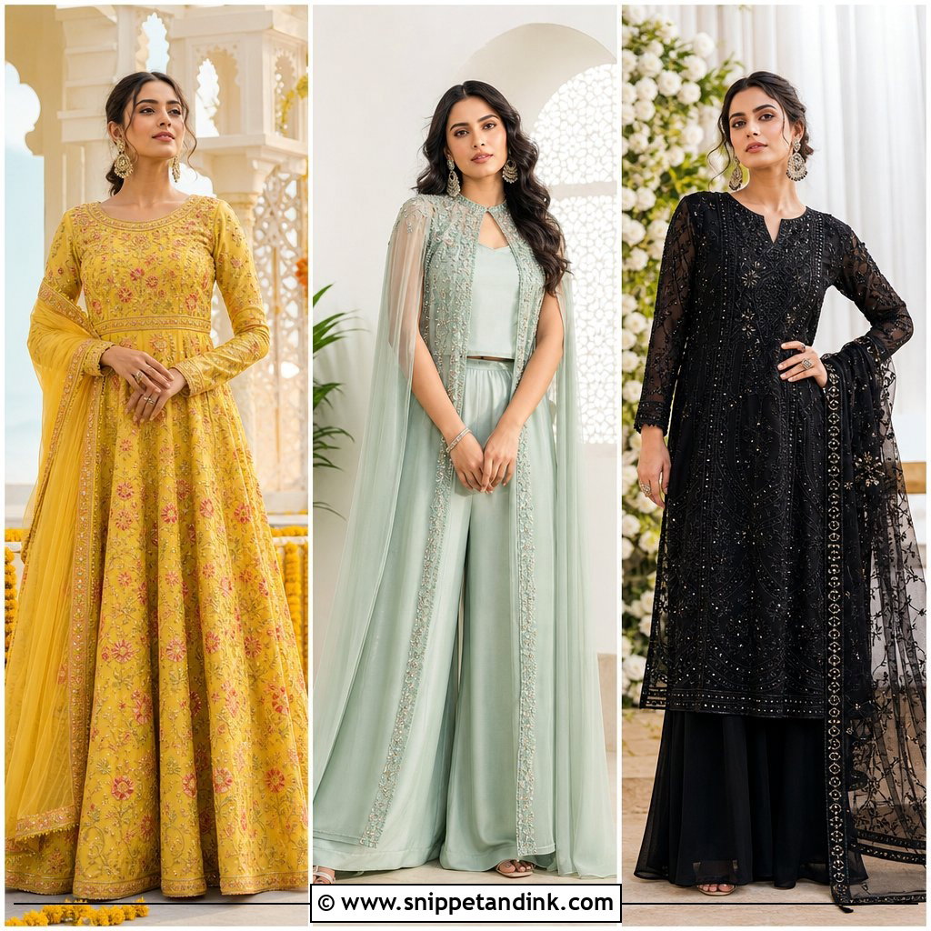 20 Suit Ideas for Women Indian Wedding for Chic Wedding Guests