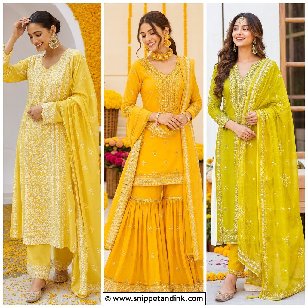 20 Suit for Haldi Ceremony Ideas for a Vibrant Celebration