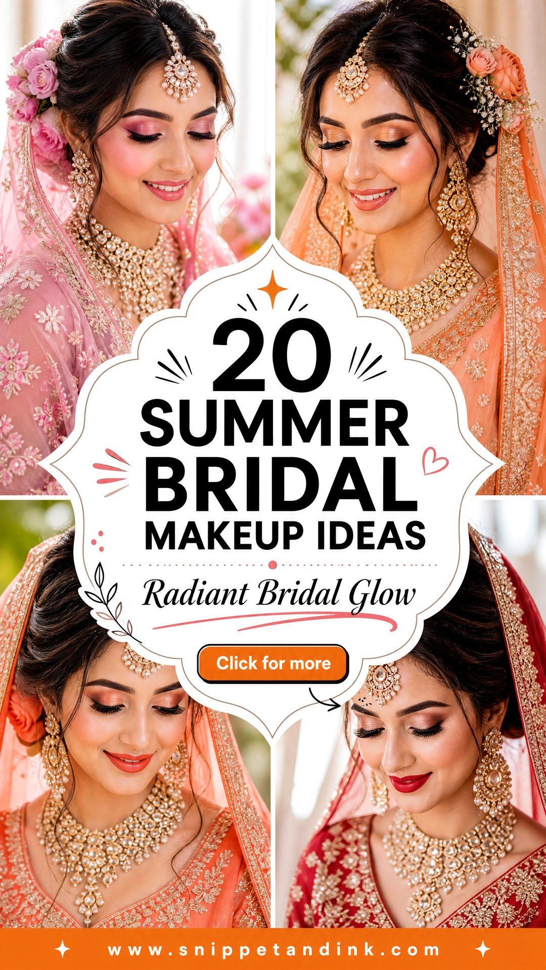 20 Summer Bridal Makeup Ideas for a Radiant Heat-Proof Glow - 20 Summer Bridal Makeup Ideas for a Radiant Heat-Proof Glow