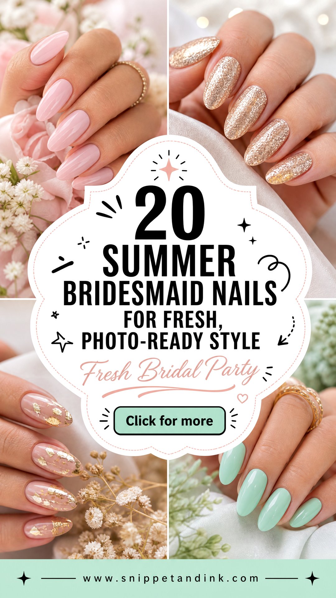 20 Summer Bridesmaid Nails for Fresh Photo-Ready Style - 20 Summer Bridesmaid Nails for Fresh, Photo-Ready Style