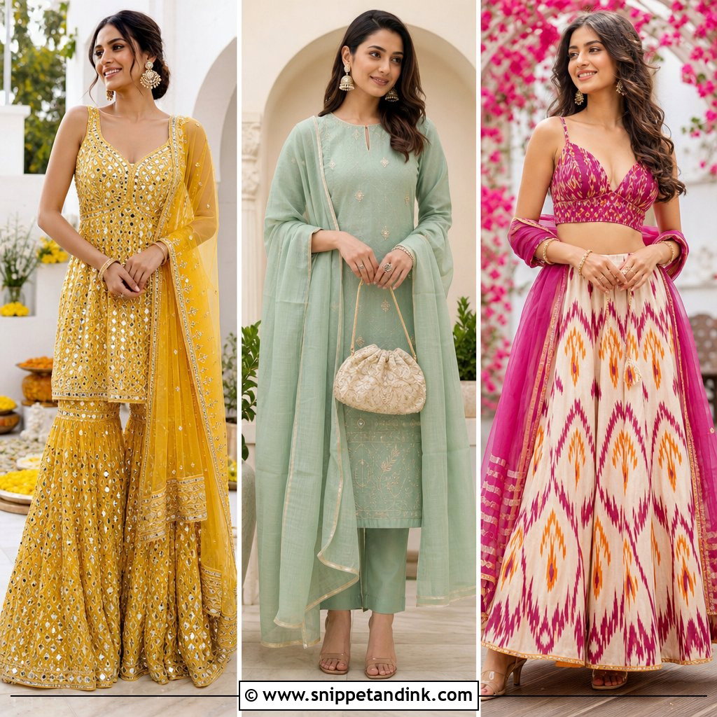 20 Summer Indian Wedding Outfit Ideas for Colorful Celebrations