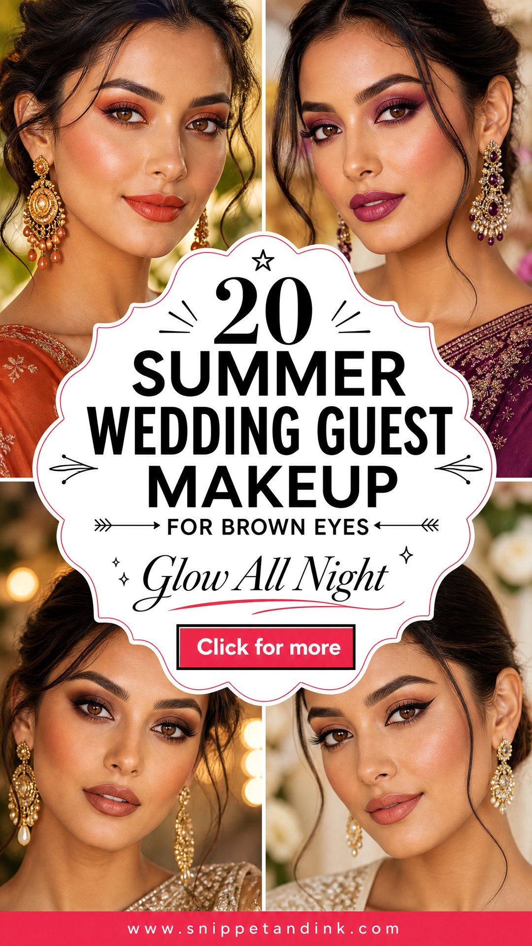 20 Summer Wedding Guest Makeup for Brown Eyes - 20 Summer Wedding Guest Makeup for Brown Eyes