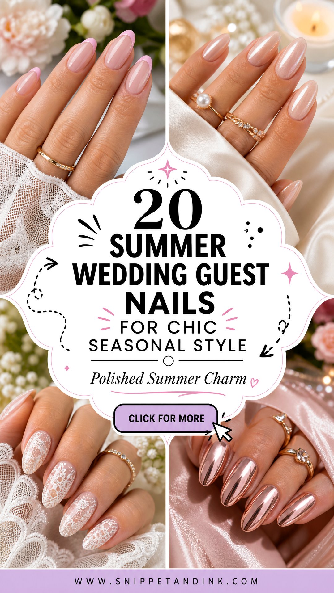20 Summer Wedding Guest Nails for Chic Seasonal Style - 20 Summer Wedding Guest Nails for Chic Seasonal Style