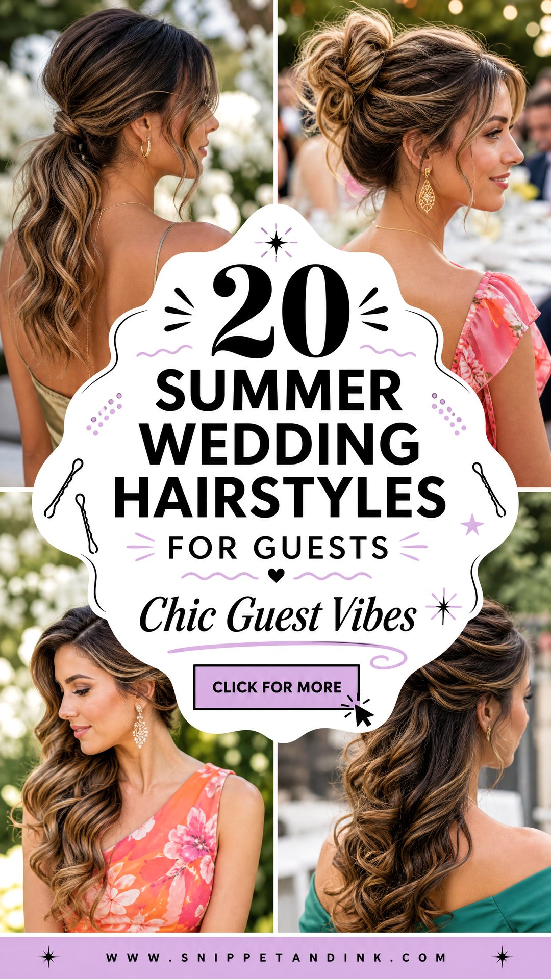 20 Summer Wedding Hairstyles for Guests With Chic Vibes - 20 Summer Wedding Hairstyles for Guests With Chic Vibes