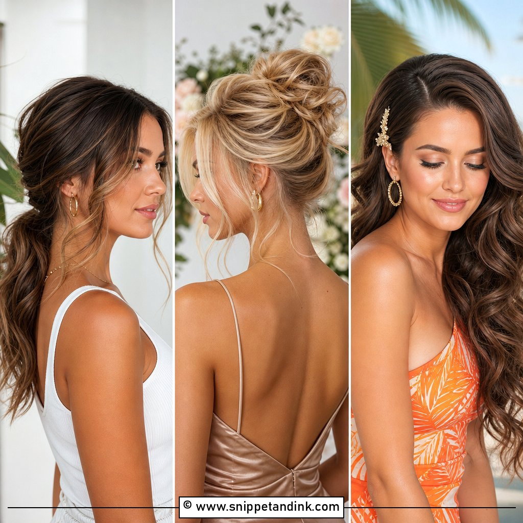20 Summer Wedding Hairstyles for Guests With Chic Vibes