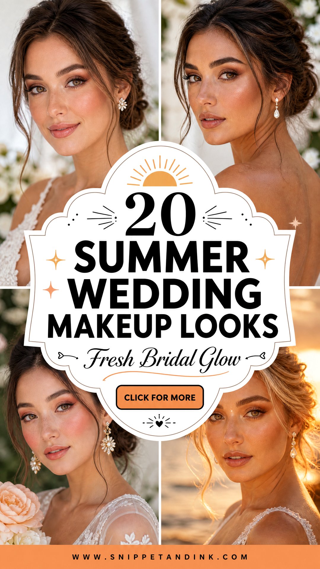 20 Summer Wedding Makeup Looks for a Fresh Bridal Glow - 20 Summer Wedding Makeup Looks for a Fresh Bridal Glow