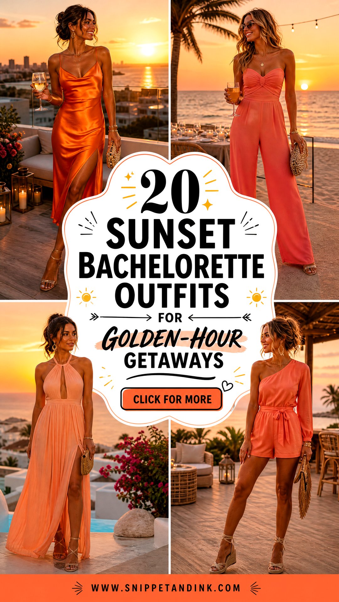 20 Sunset Bachelorette Outfits for Golden-Hour Getaways - 20 Sunset Bachelorette Outfits for Golden-Hour Getaways