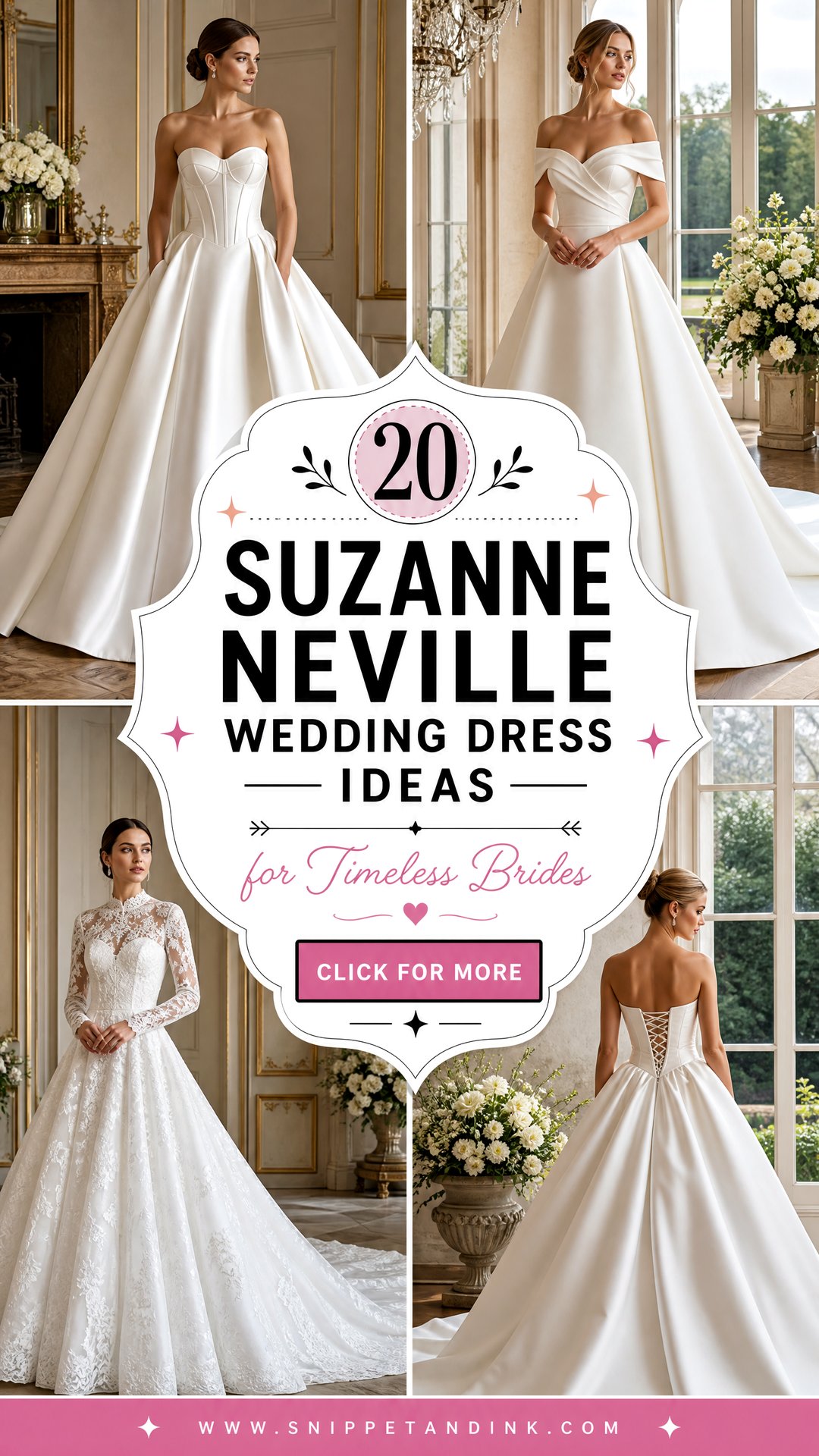20 Suzanne Neville Wedding Dress Ideas for Timeless Brides - 20 Suzanne Neville Wedding Dress Ideas for Timeless Brides