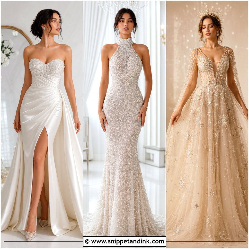 20 Swarovski Wedding Dress Ideas That Sparkle for Modern Brides