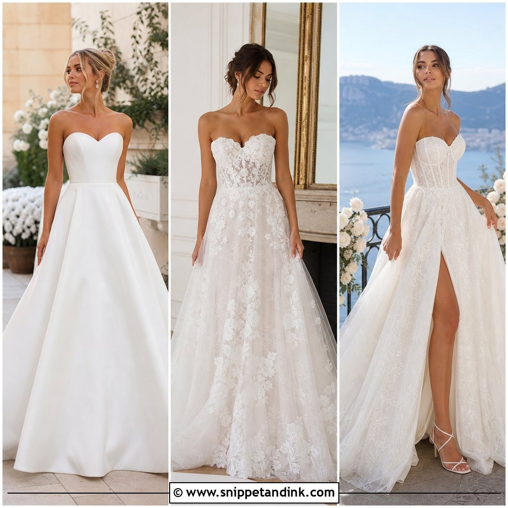 20 Sweet Heart Neckline Wedding Dress Aline Ideas Brides Love